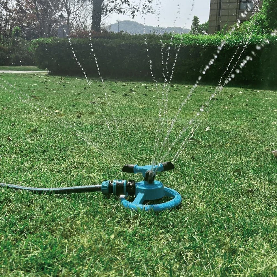 Arroseur Rotatif ABS pour Cour Pelouse Jardin Irrigation et Jeu d'Eau ��t�� - Photo 4/4