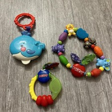 Nuby Three Baby Rattle, Teether, Toys