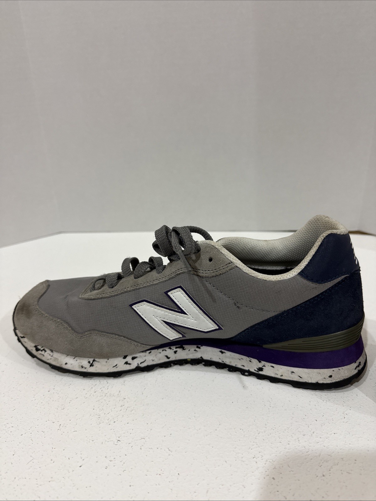New Balance Shoes Mens 11.5 Gray Purple 515 Comfrt Running Sneaker