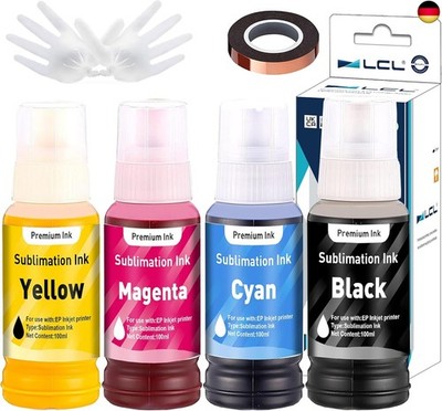 LCL 400ML Sublimationstinte Nachfüllpackung für Epson EcoTank ET-2700 ET-2750 E