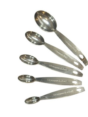 Cuisipro Odd Sizes 5pc Stainless Steel Measuring Spoon Set