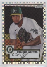2021 Topps Chrome Platinum Anniversary X-Fractor Frankie Montas #438 0w38