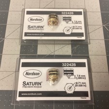NORDSON 322428 Nozzle, Saturn Hot Melt Glue Lot of 2 LMS10Z 