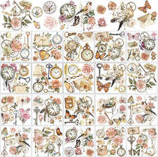 20 Sheets Farmhouse Rub on Transfers for Crafts and Furniture Rub on Transfer...