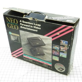 SNK Neo Geo AES Video Game Console CIB w/ HDMI Adapter