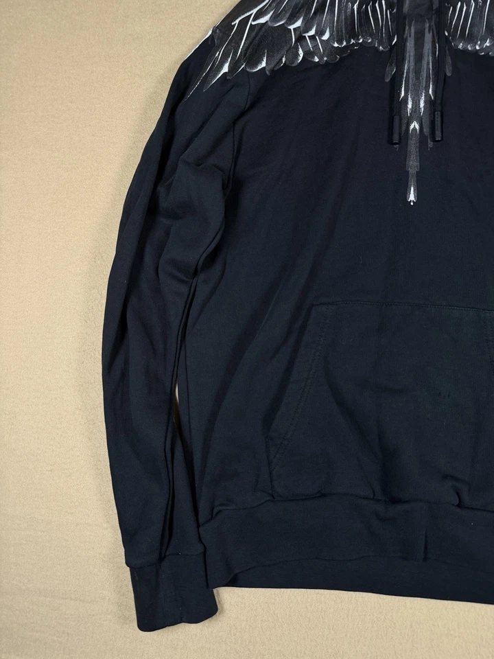 Marcelo Burlon County Of Milan Icon Wings 普通连帽衫男式中号罕见 — 第 2/4 张图片