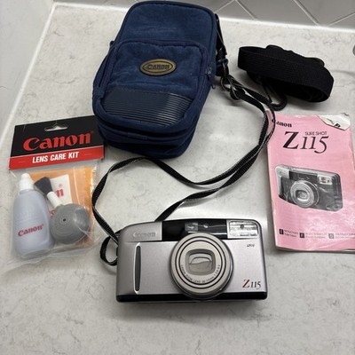 Canon Sure Shot Z115 Caption 35mm Point & Shoot Film Camera W/case Canon Sure Shot Z115 Caption 35mm Point & Shoot Film Camera W/case