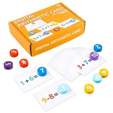 Counting Manipulatives Interactive Learning Educational Toddler Addition Cards
