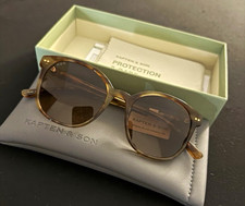Kapten & Son Damen Sonnenbrille rund brauner ...