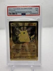 PSA 7 Pikachu Gold Metal Pokemon 2021 Celebrations Ultra Premium Collection UPC