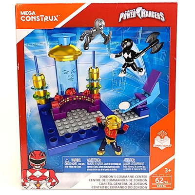 RARE/NEW Mega Construx Power Rangers Zordon's Command Center 62pcs DPK76