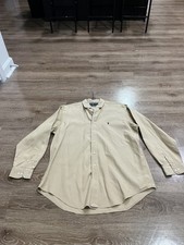 Polo Ralph Lauren Men's Size 16.5 34/35 Yarmouth Green Multi Button Down Shirt