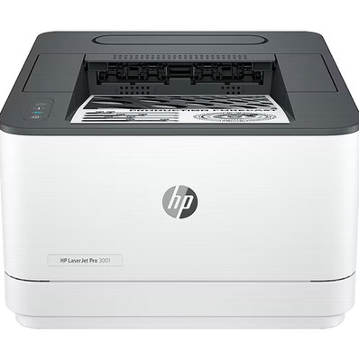 HP LaserJet Pro 3001dw Wireless Black & White Laser Printer, Print Only 3G65OF
