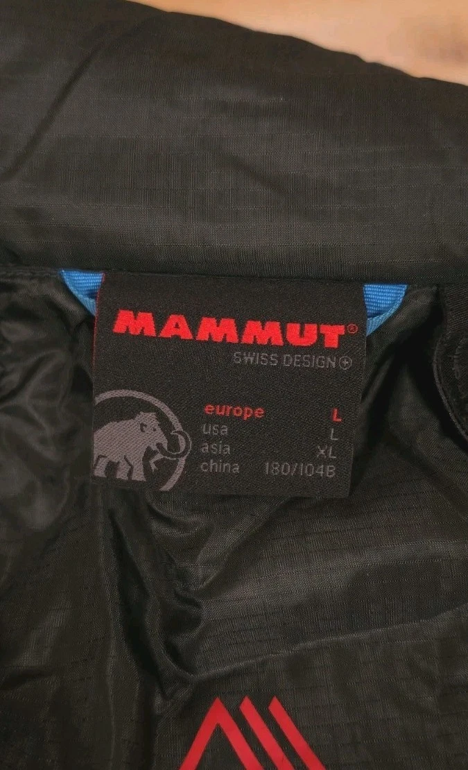 Mammut Jacket Mens Large Blue Insulated Polartec Alpha Ripstop Outdoor Hybrid - product detail image 7