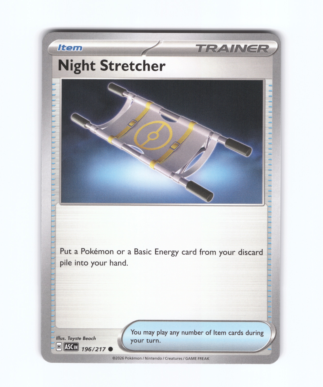 Night Stretcher 196/217 Ascended Heroes NM — Tournament Staple