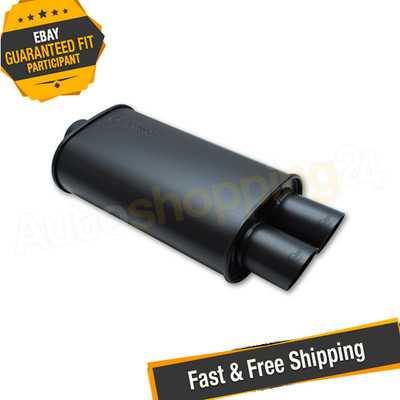 Vibrant Performance 1149 Flat Black Universal Muffler