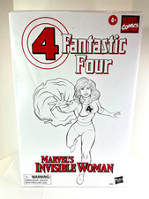 Marvel Legends - Fantastic Four Retro Pulse Exclusive Clear Invisible Woman NIB