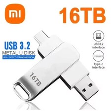USB 3.2 Flash Drive 1TB-16TB High Speed Metal Memory Stick Waterproof Ships Free