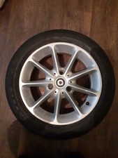 1x Rear Smart FORTWO 451, 2007-2014 Alloy Wheel with Tyre 15” - A4514010502