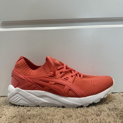 Asics GEL-Kayano Trainer Knit Shoes Womens Size 9.5 Coral Running Sneakers