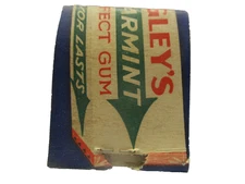 Wrigley's Spearmint Gum Matchbook Paper Food Advertising Candy USA Vintage