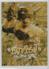 2017 Topps Fire Monikers Gold Minted Catfish Hunter #M-36 HOF 1f7r