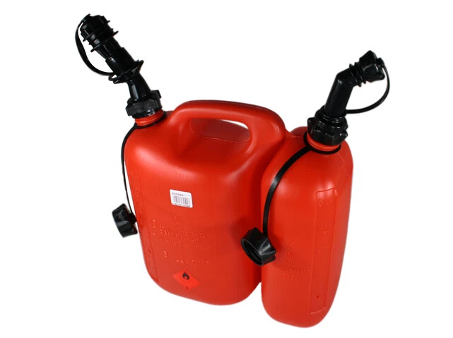 Double canister combination canister with quick tanker 5L + 3L red double canister petrol
Opens in a
