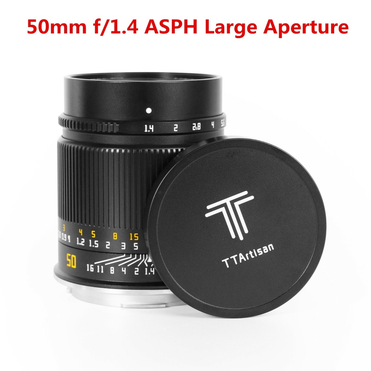TTArtisan 50mm F1.4 Full Frame ASPH MF Lens for Sony E A9II A7RV