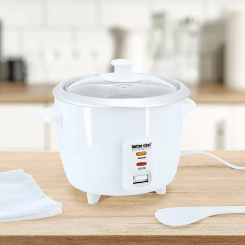 Better Chef 3 Cup - 6 Cups Cooked - Rice Cooker w Measuring Cup and Rice Paddle - Picture 5 of 5