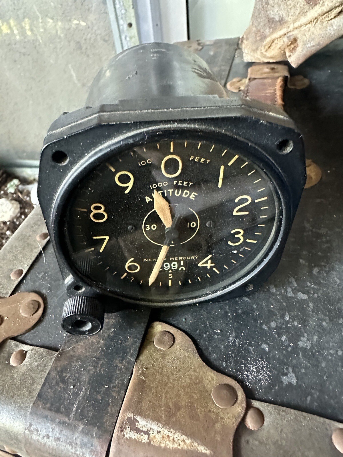 WW2 US Navy aircraft altimeter Pioneer AN57611 eBay