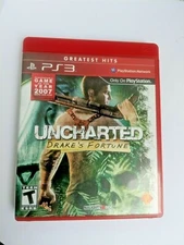 Uncharted Drake's Fortune GREATEST HITS Sony Playstation 3 Video Game Red Case 