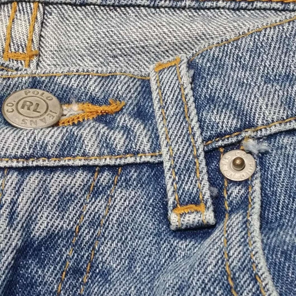 Jeans Polo Vintage Ralph Lauren Company Azul Denim Para Mujer Talla 8X29 Mamá Jeans Foto 3 de 4