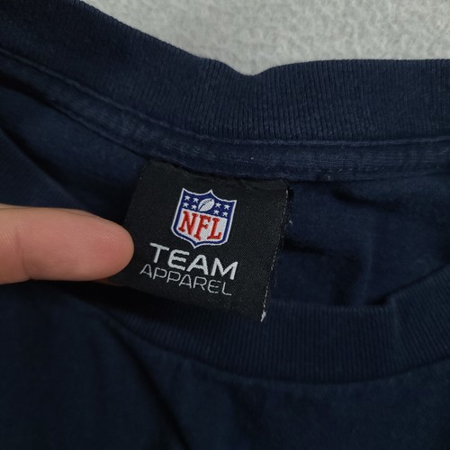 NFL Seattle Seahawks Shirt Blue Short Sleeve Graphic Tee Size L Basic - Picture 9 of 9
