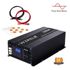 2000W 24VDC To 120VAC Pure Sine Wave Inverter 4000W Peak Solar Power Converter