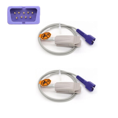 Adult Finger Spo2 Sensor With 9pin For Pulse Oximeter Probe