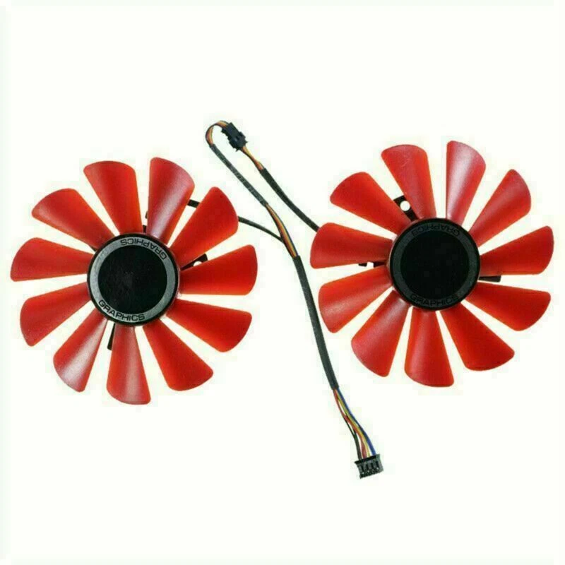 For XFX AMD Radeon RX 570 4GB GDDR5 FDC10U12S9-C 85mm 4Pin Graphics Card Fans - Image 2 of 4