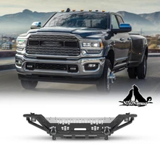 DIY Textured Steel Front Bumper For 2019 2020 2021 2022 2023 2024 RAM 2500 3500