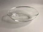 Steuben Vintage Folded Glass Bowl Signed