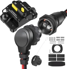 MKR-27 60AMP Circuit Breaker 1865115 + MKR-28 Trolling Motor Plug and Receptacle