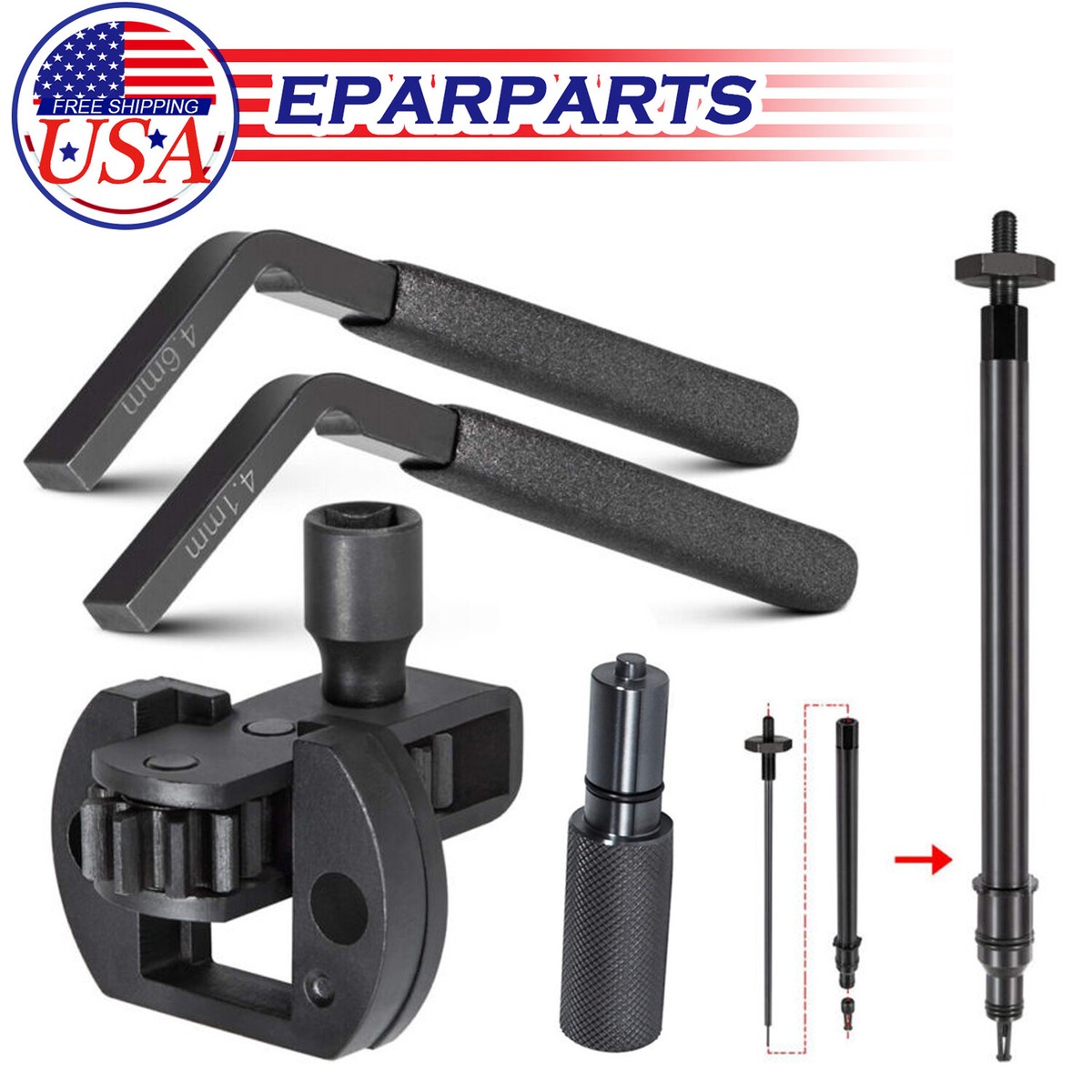 Jake Tool Detroit Tools Engine Jake Brake Adjustment Tool 4.6mm + 4.1mm For DD13 ...