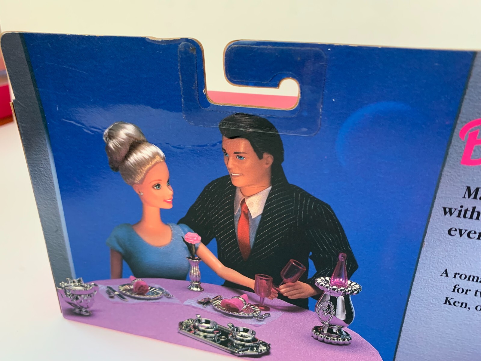 New Sealed Barbie SPECIAL COLLECTION DINING SET Dinner Silver Toy 1997