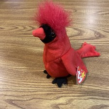 MAC The Cardinal Ty Beanie Baby SUPER RARE LIMITED EDITION Retired Pre-owned 