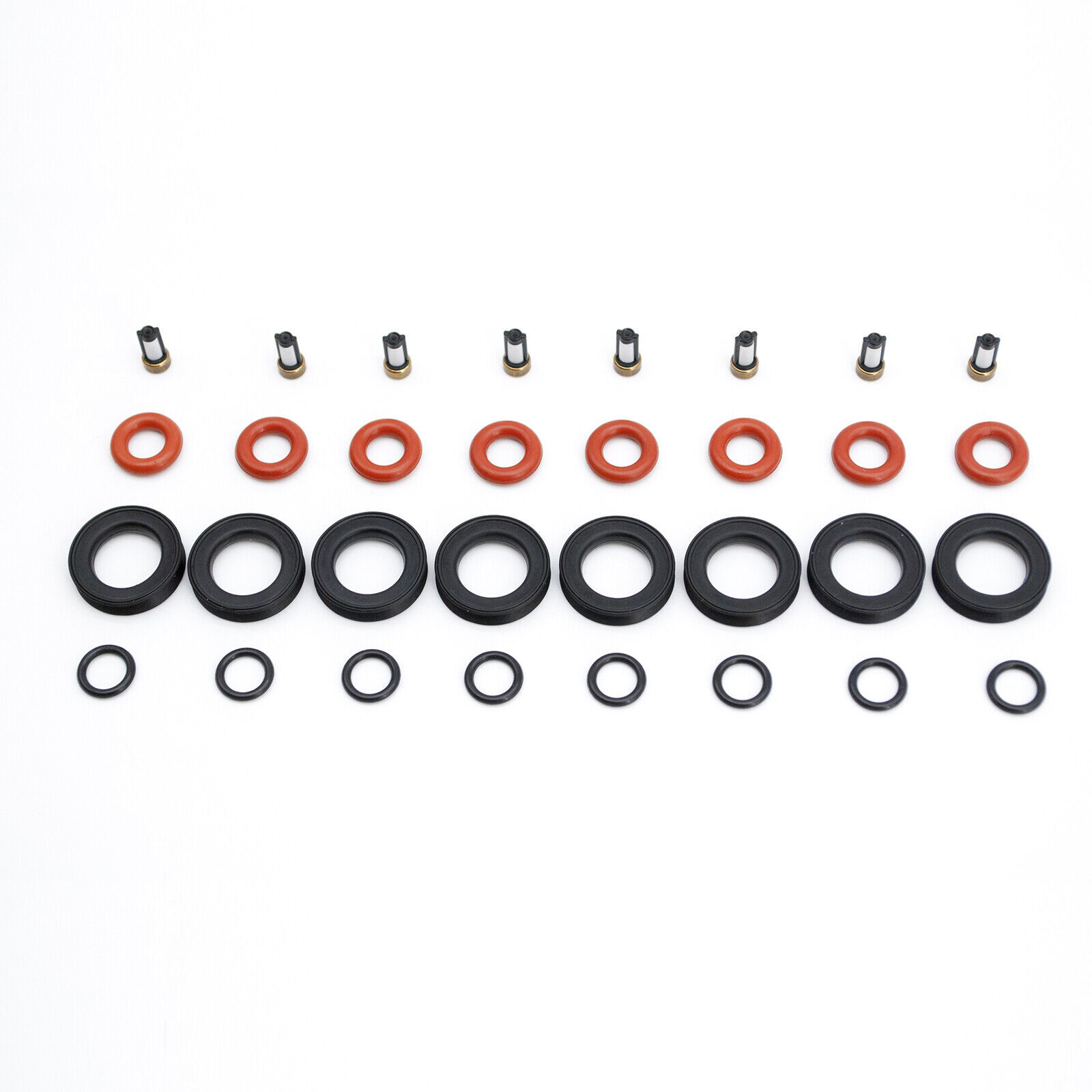 8 Fuel Injector Repair Seal Kit For Jaguar Vanden Plas XJ8 XK8 FJ1101