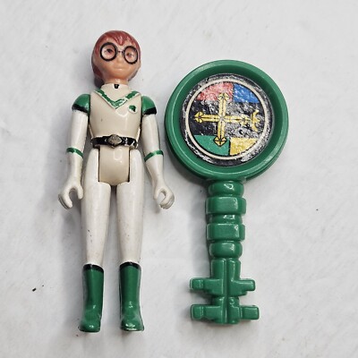 Vintage 1984 Voltron Lion Force 3'' Pidge Green w/ Key Action Figure Panosh Place