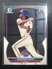 2023 Bowman Chrome Emaarion Boyd #BCP-128  1st Bowman Philadelphia Phillies