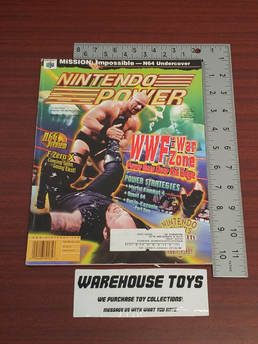 Nintendo Power Magazine Volume 110 July 98 10th Anniversary