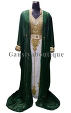 Sale !! New Modern Design 2022 Elegant Moroccan Caftan Floor Length Dress Gown