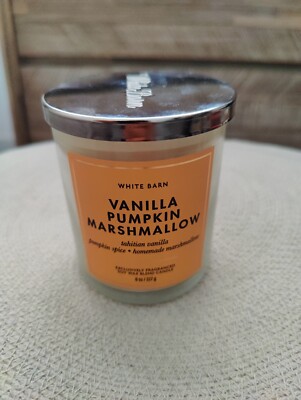Bath And Body Works Eindochtkerze Vanille Kürbis Marshmallow 