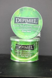 Hair Removal Kit Hard Wax Aloe Vera 14oz Can Pack Of 2 Depimiel Spanish System Ebay
