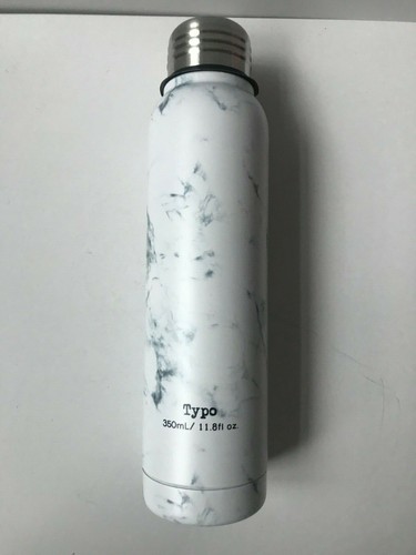 Typo Small Metal Drink Bottle Marble - Foto 2 di 4